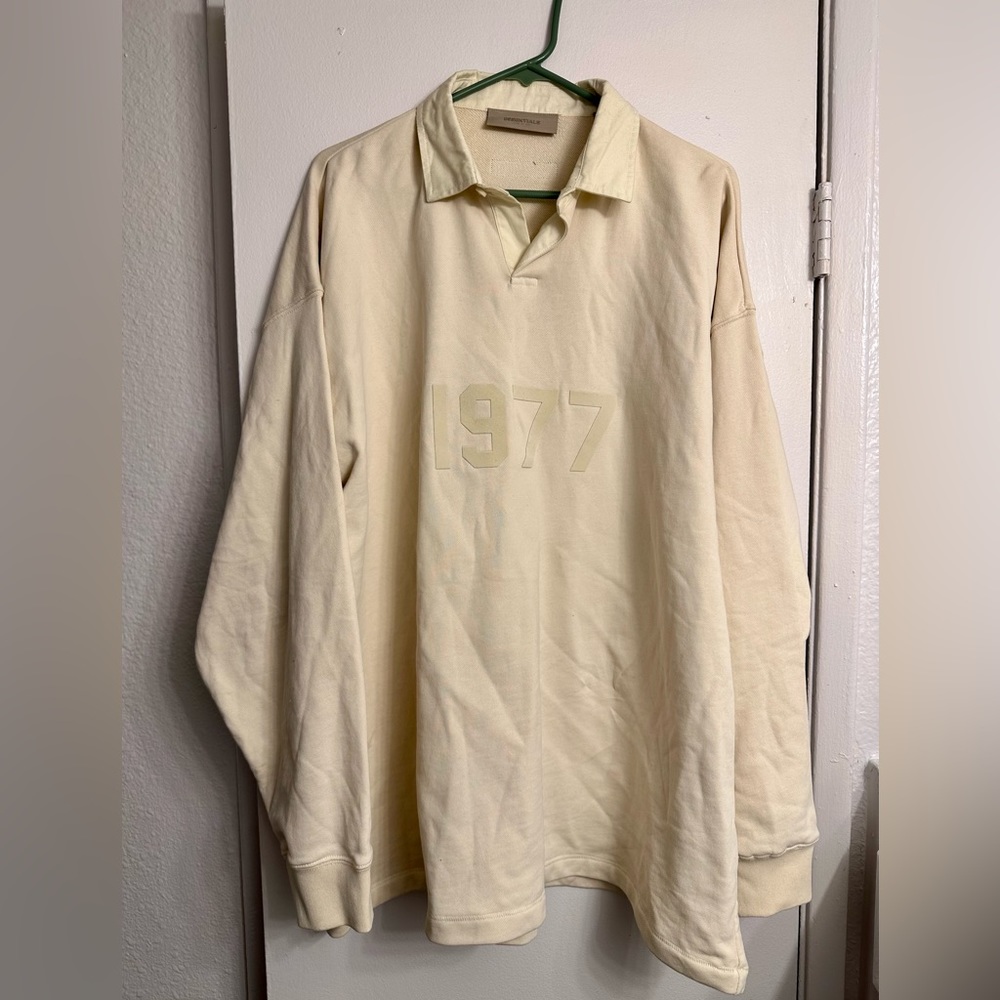 Fear of God Essentials collard long sleeve polo